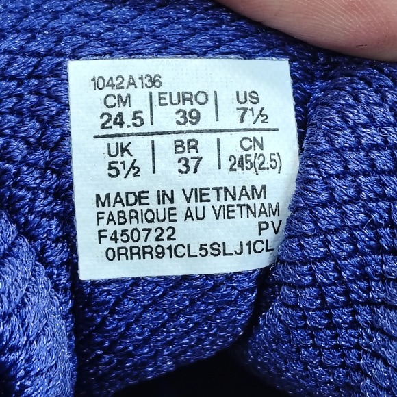 Asics Solution Speed FF 2 Women's Size 7.5 Tennis Shoes Sneakers Blue 1042A136 - Picture 12 of 13